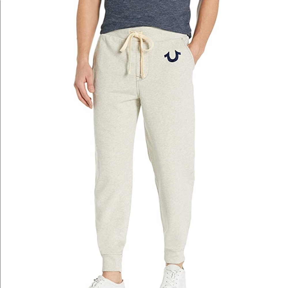 True Religion Men's Classic Logo Jogger Sweatpant